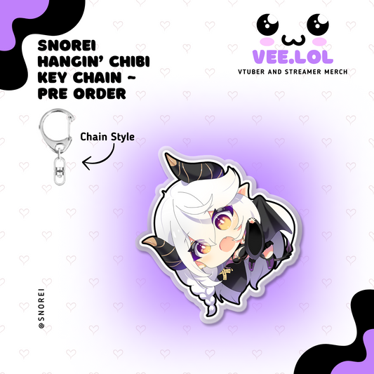 Snorei Hangin’ Chibi Key Chain ~ Pre Order