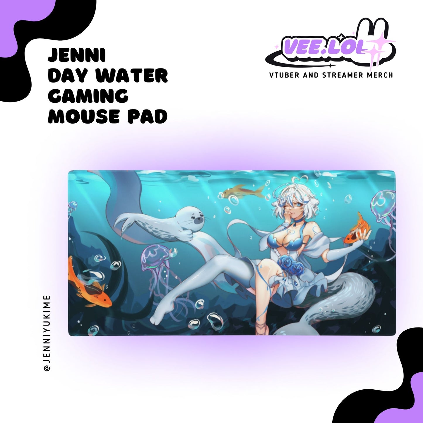 Jenni Day Water Gaming Mouse Pad