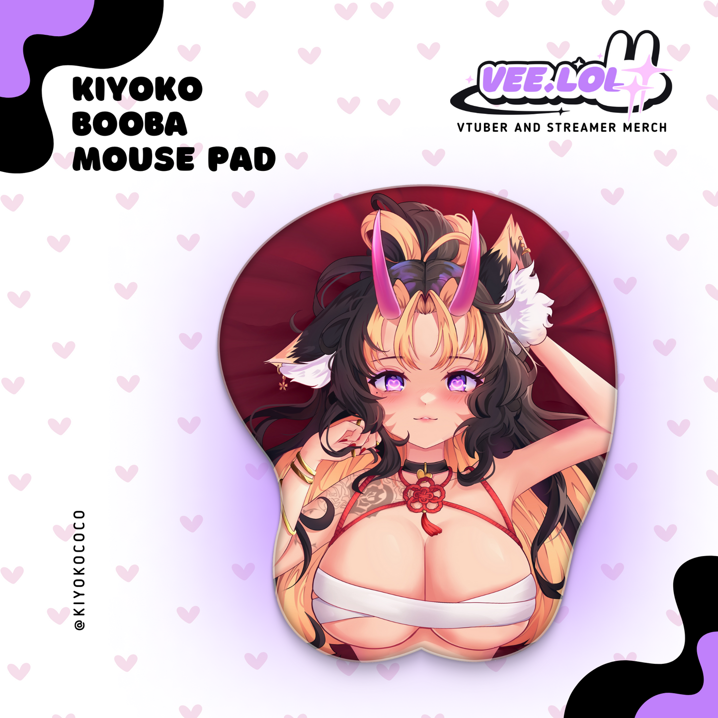 Kiyoko Booba Mouse Pad ~ Pre Order