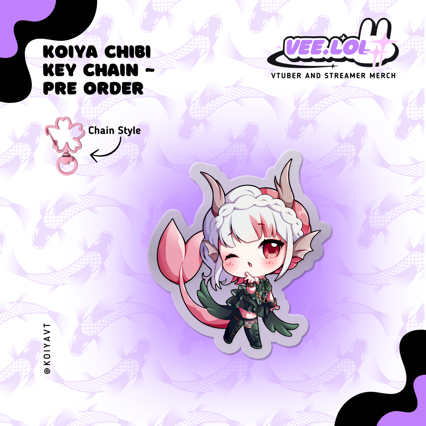 Koiya Chibi Key Chain ~ Pre Order