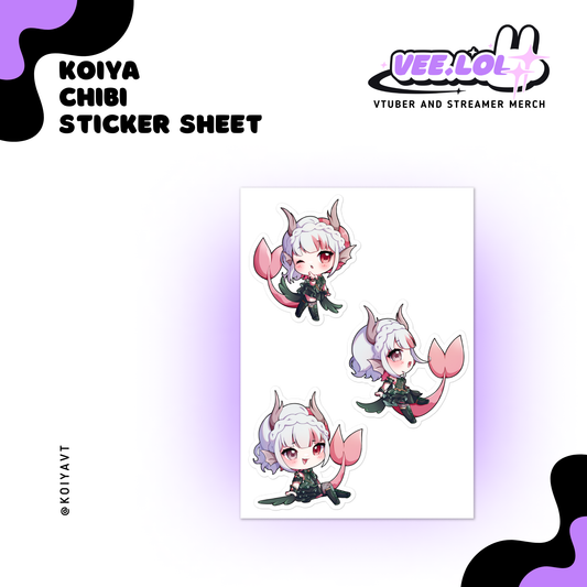Koiya Chibi Sticker Sheet