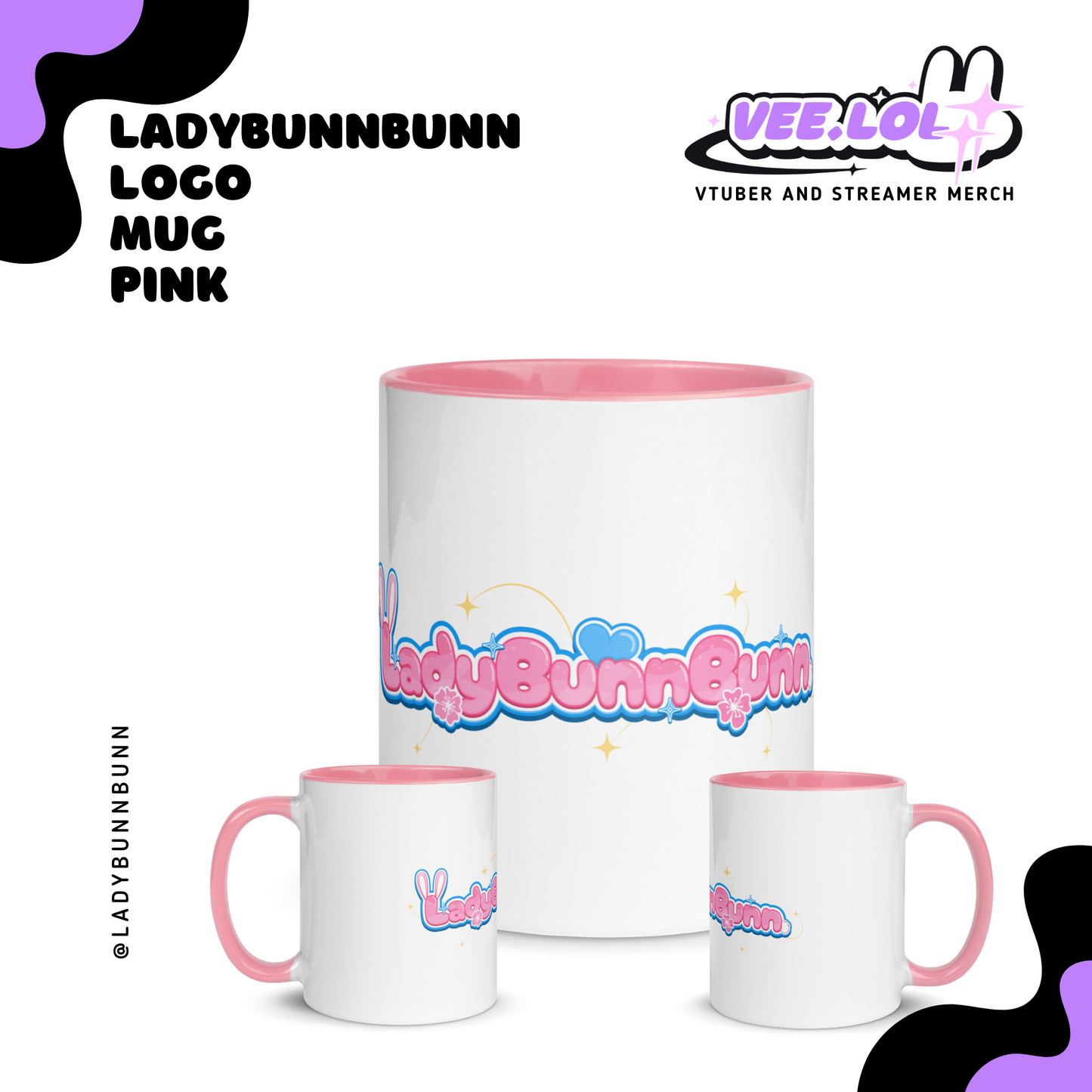 LadyBunnBunn Logo Mug