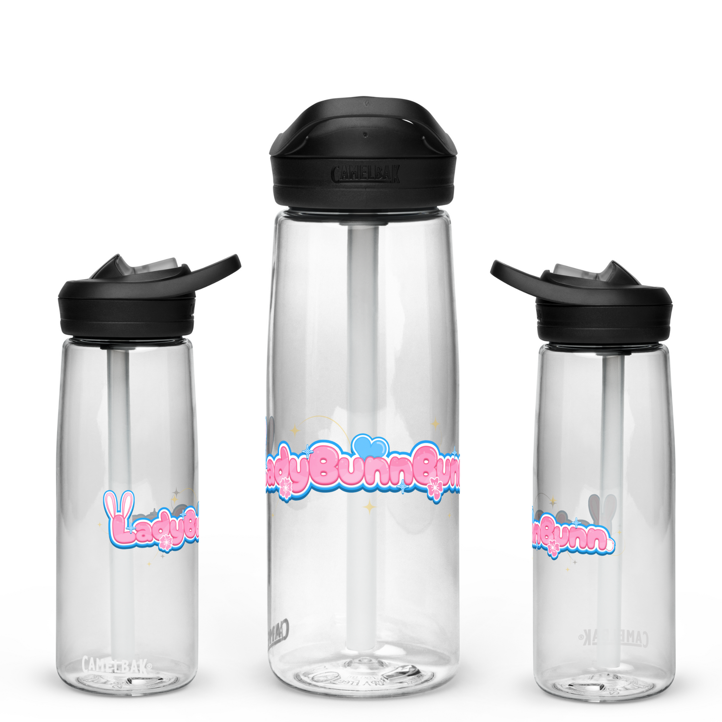 LadyBunnBunn Logo Water Bottle