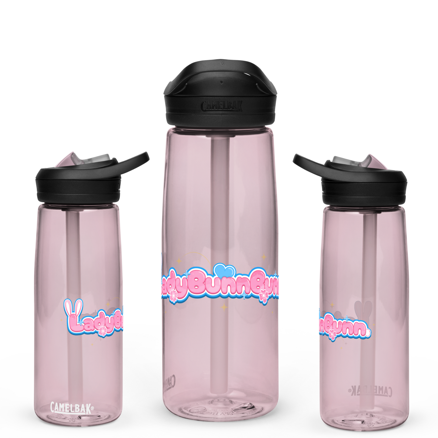 LadyBunnBunn Logo Water Bottle