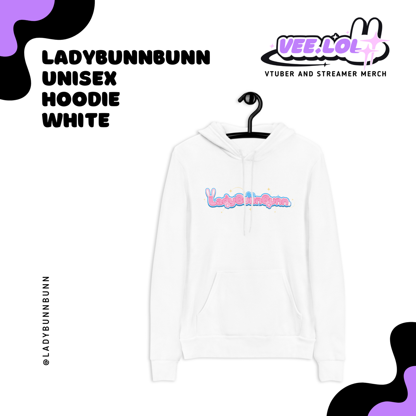 LadyBunnBunn Logo Unisex hoodie