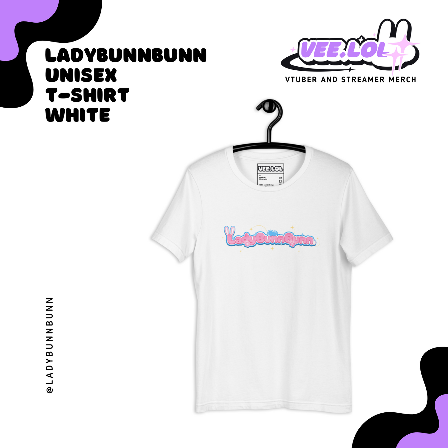 LadyBunnBunn Logo Unisex T-Shirt