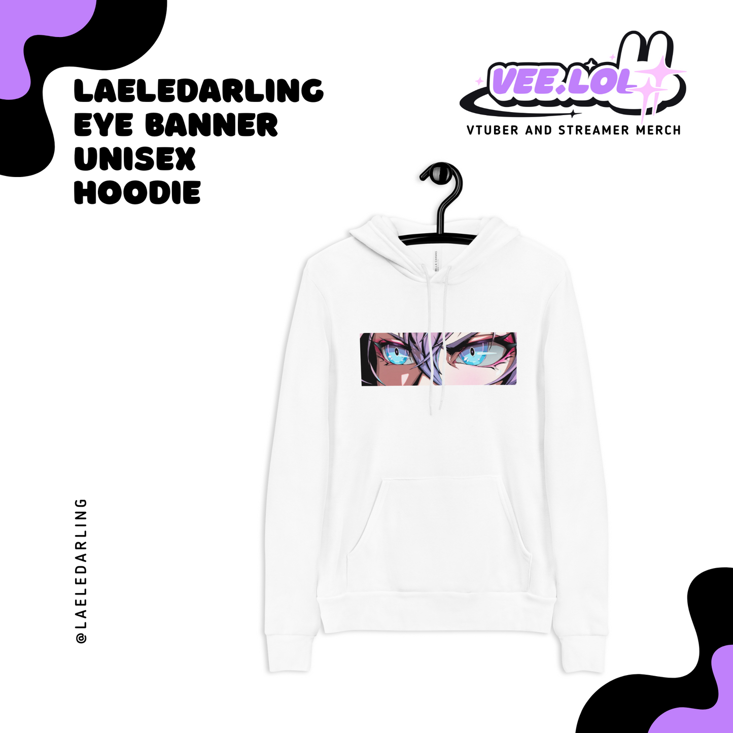 Laeledarling Eye Banner Unisex Hoodie