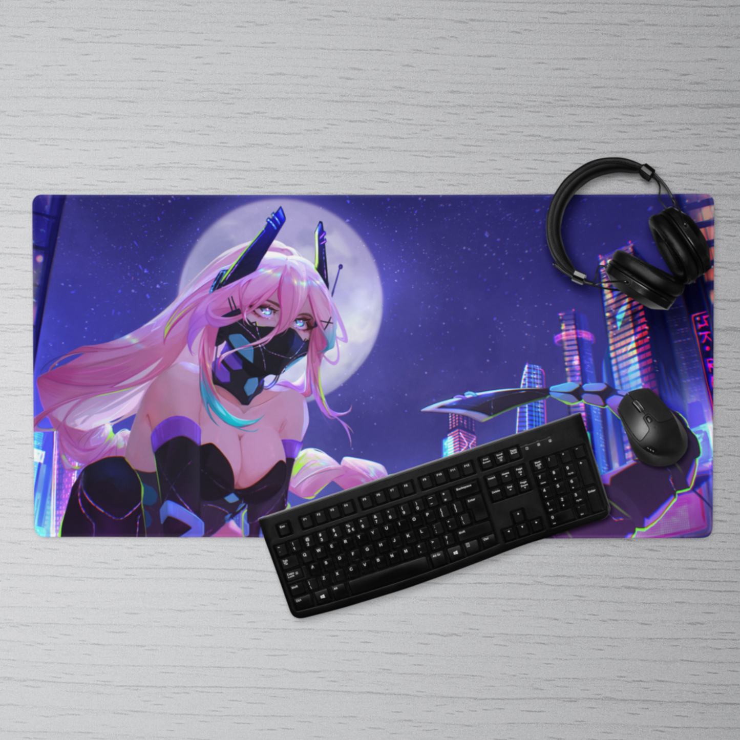 Laeledarling Night In The City Gaming Mouse Pad