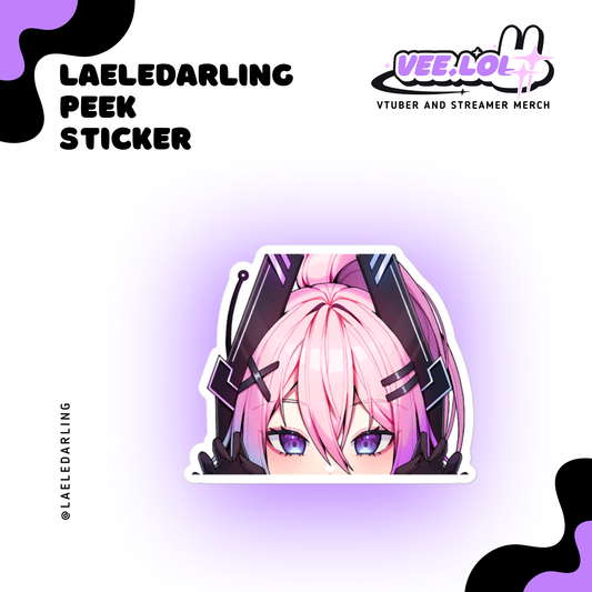 Laeledarling Peek Sticker