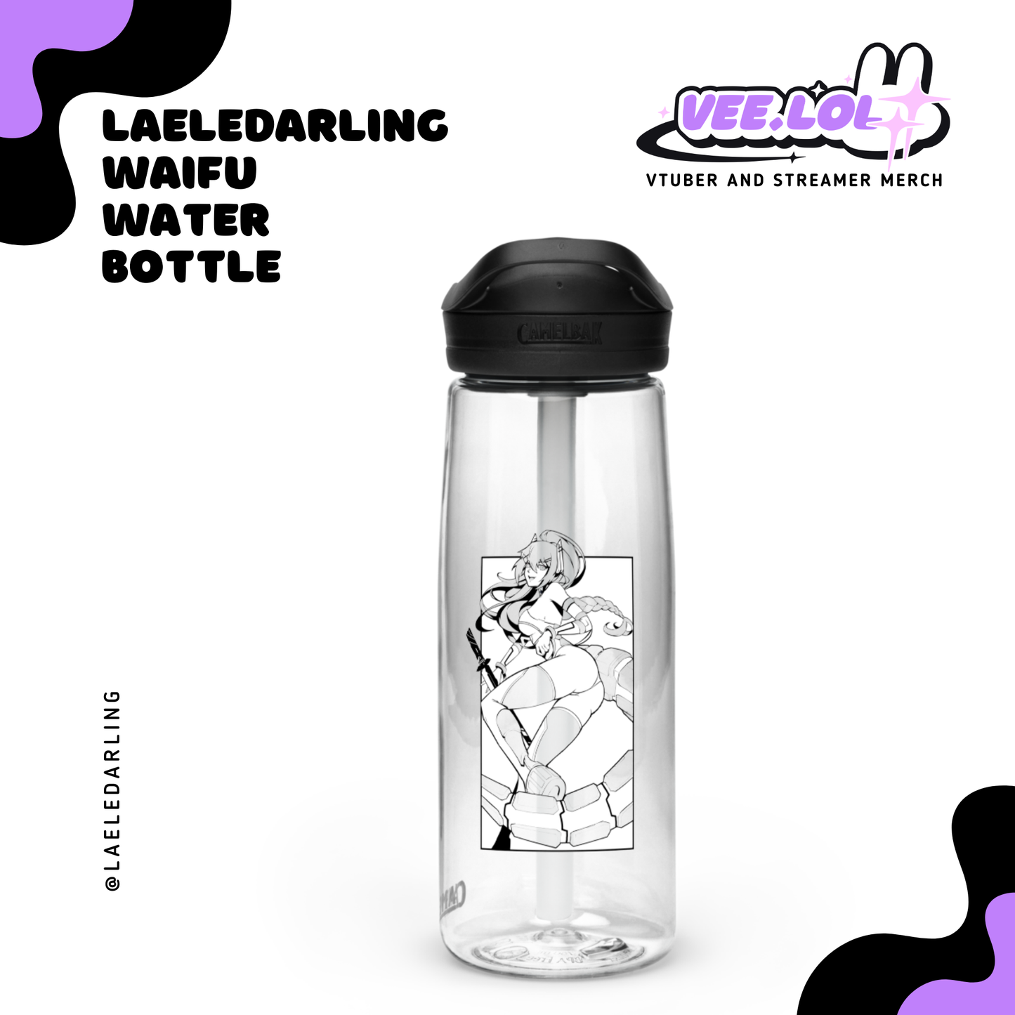 Laeledarling Waifu Water Bottle