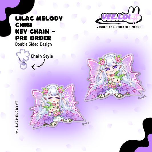 Lilac Melody Chibi Key Chain ~ Pre Order
