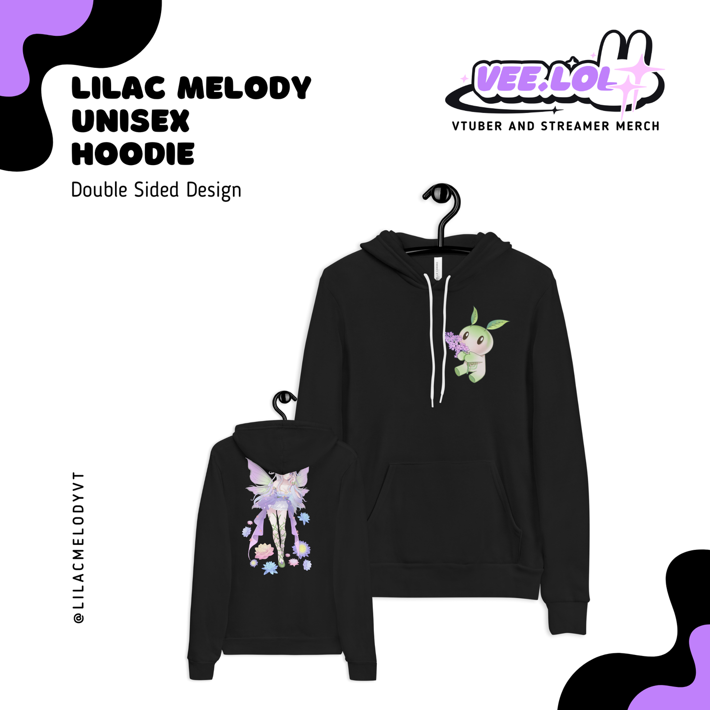 Lilac Melody Unisex Hoodie