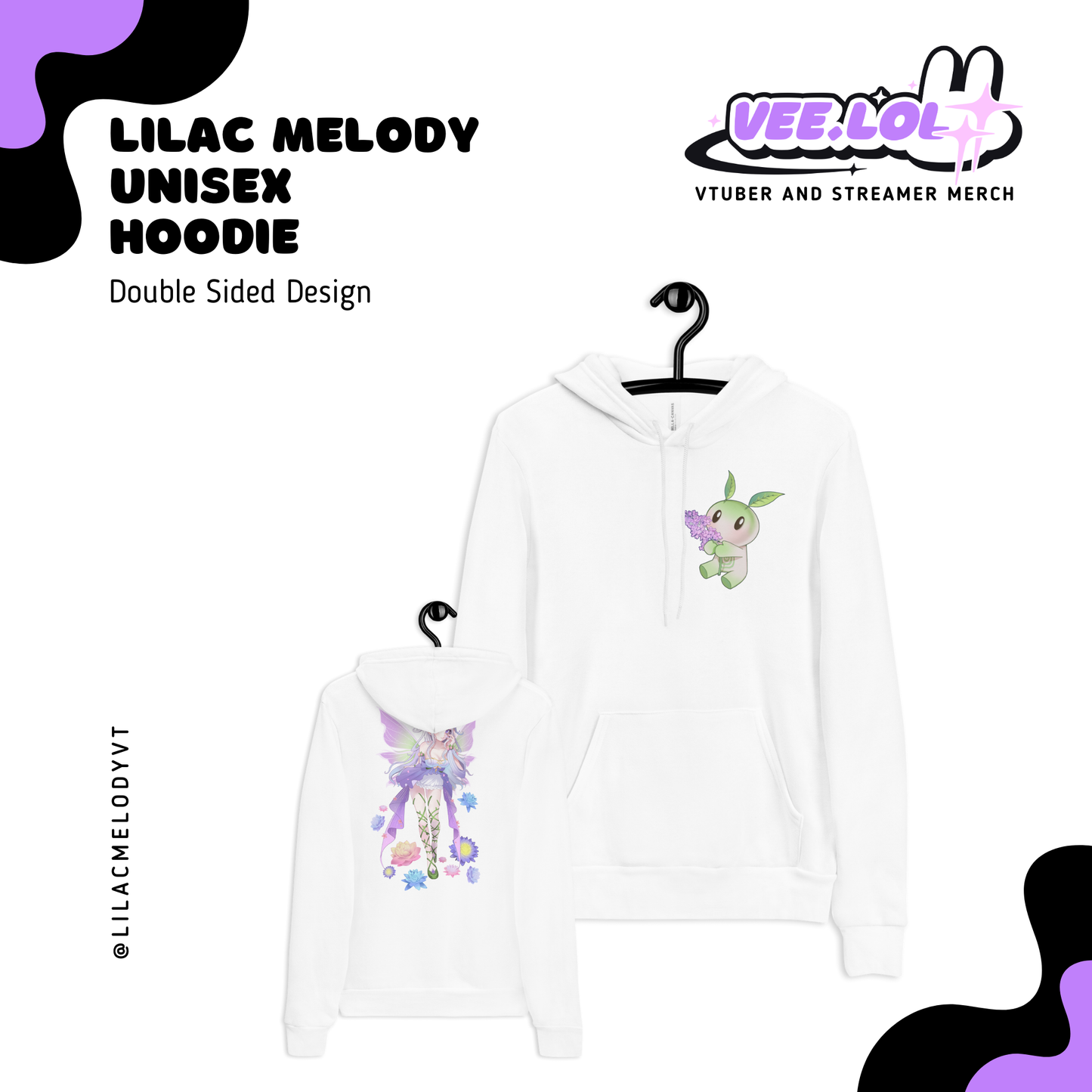 Lilac Melody Unisex Hoodie