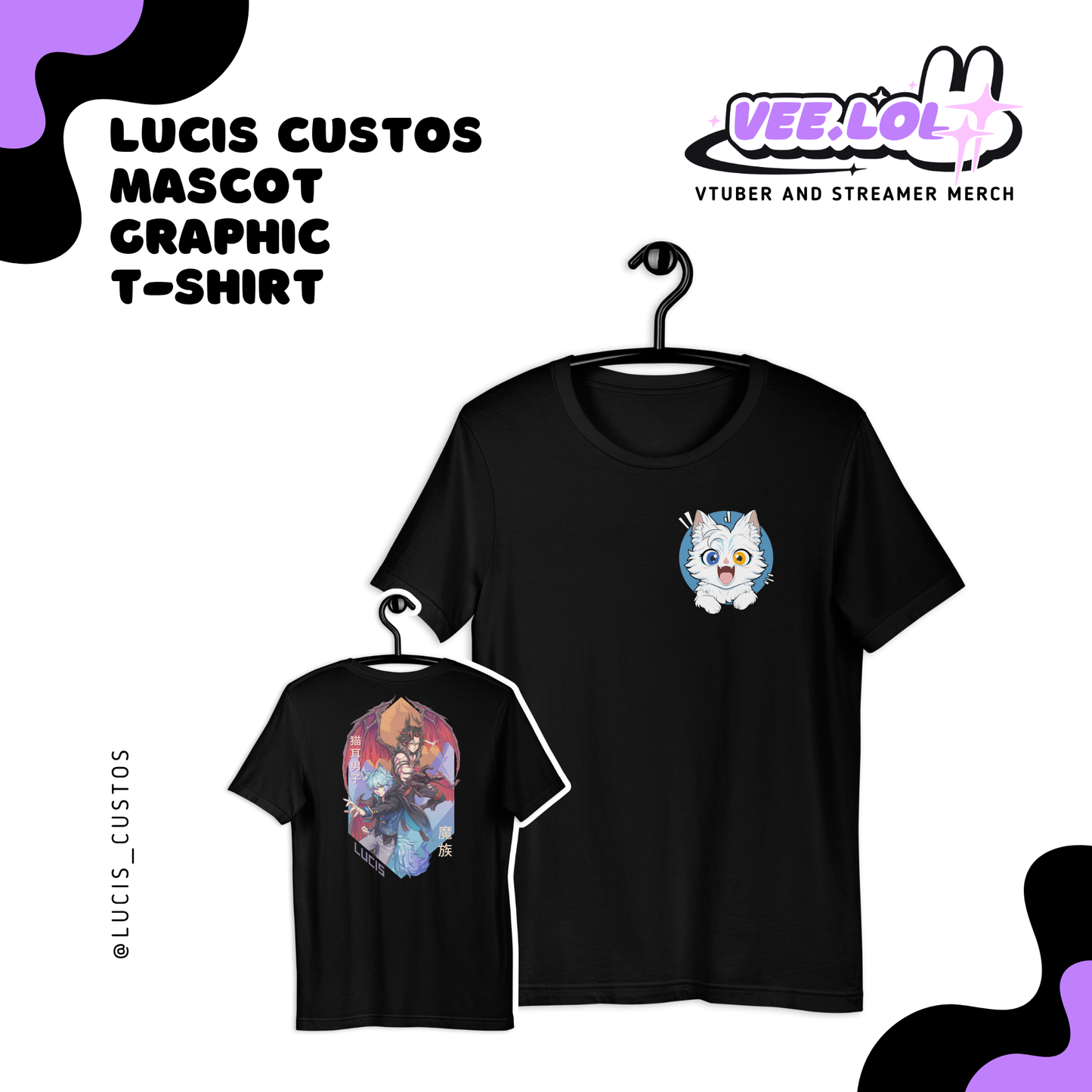 Lucis Custos Mascot Graphic Unisex T-Shirt