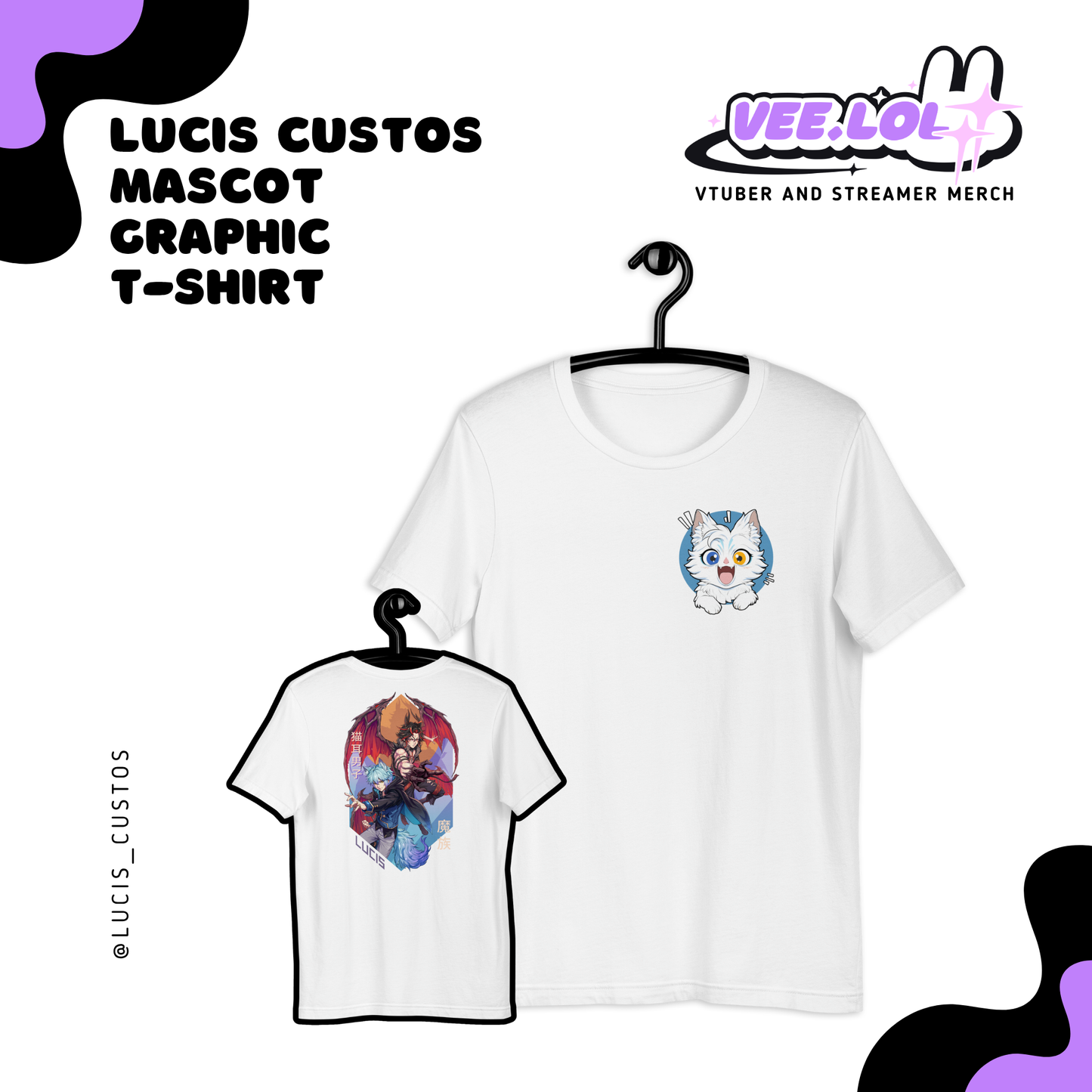 Lucis Custos Mascot Graphic Unisex T-Shirt