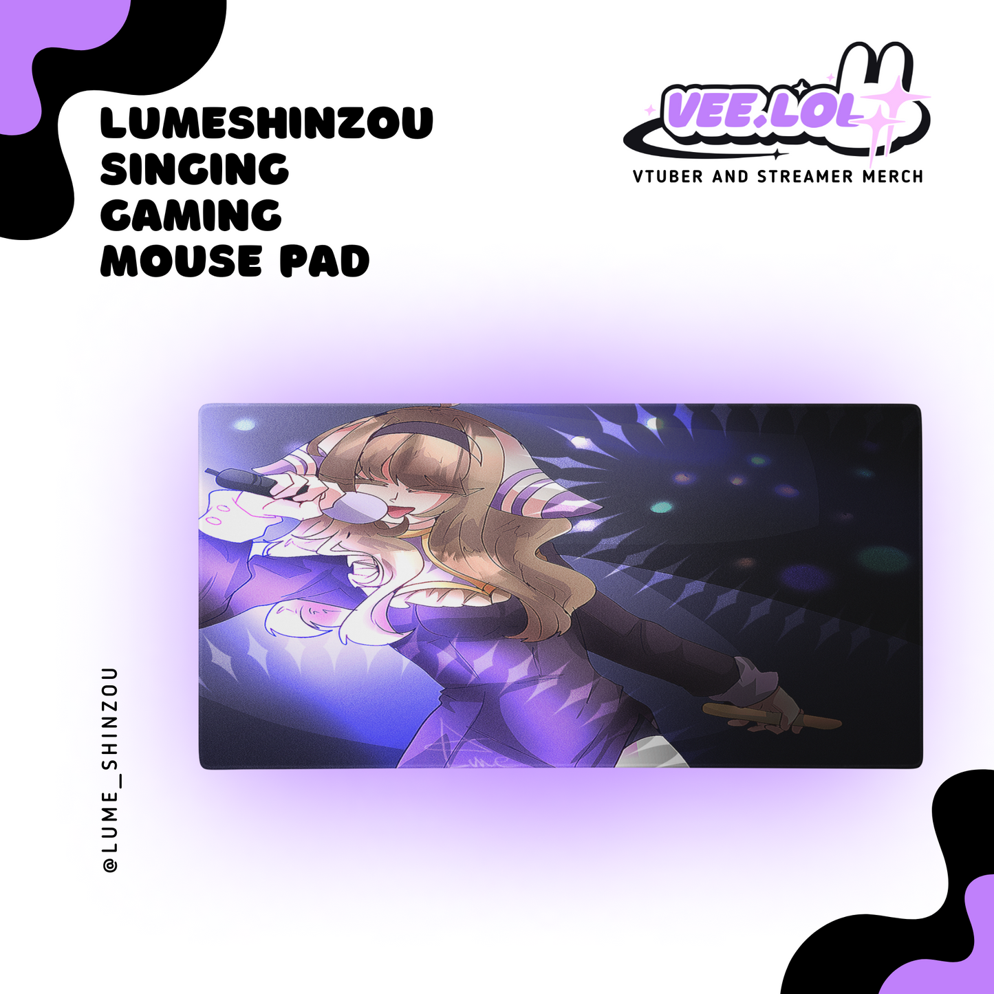 LumeShinzou Singing Gaming Mouse Pad