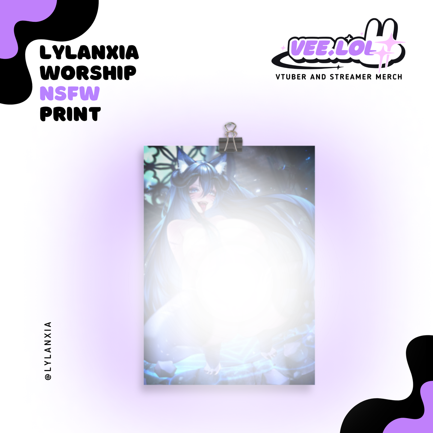 Lylanxia Worship NSFW Print