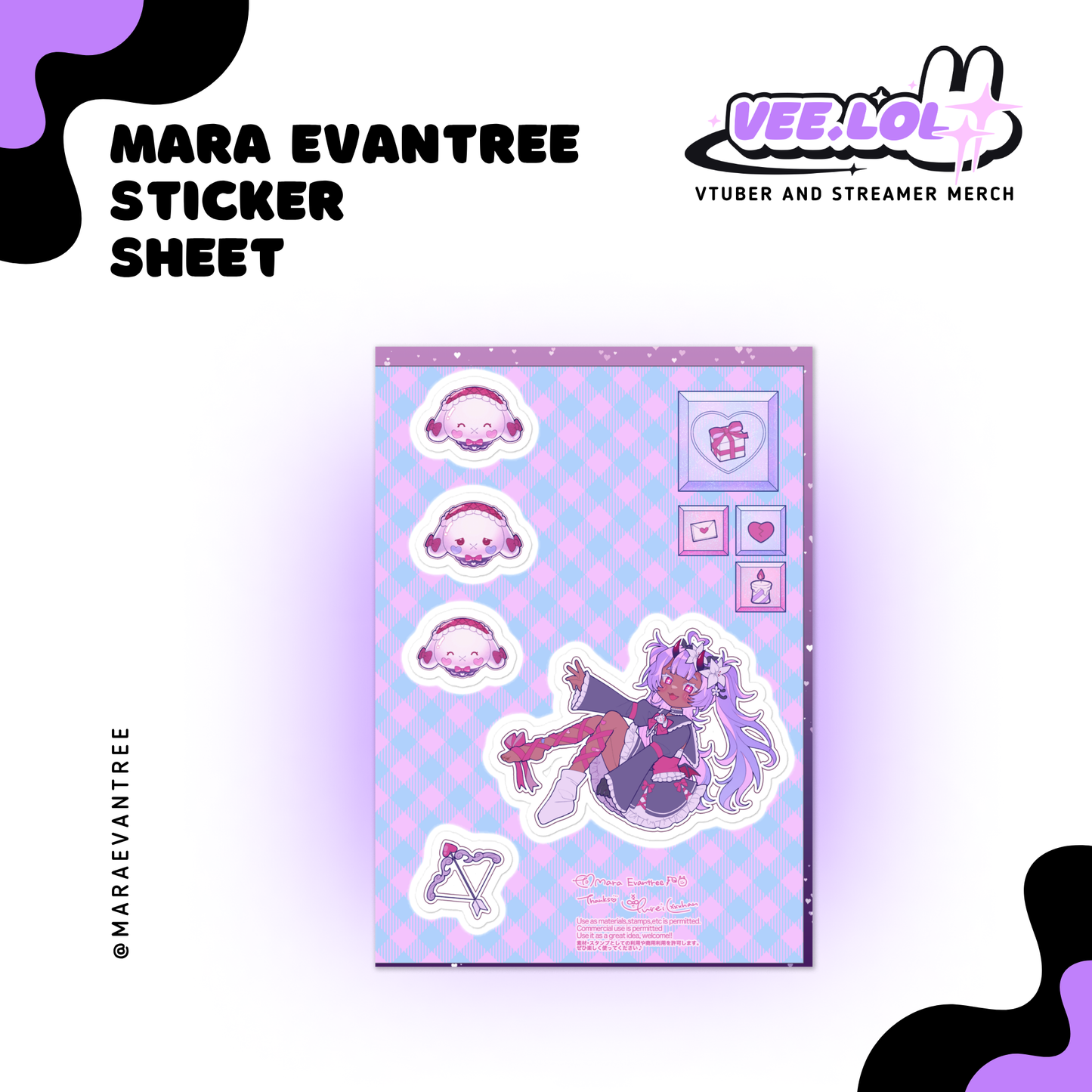 Mara Evantree Sticker Sheet