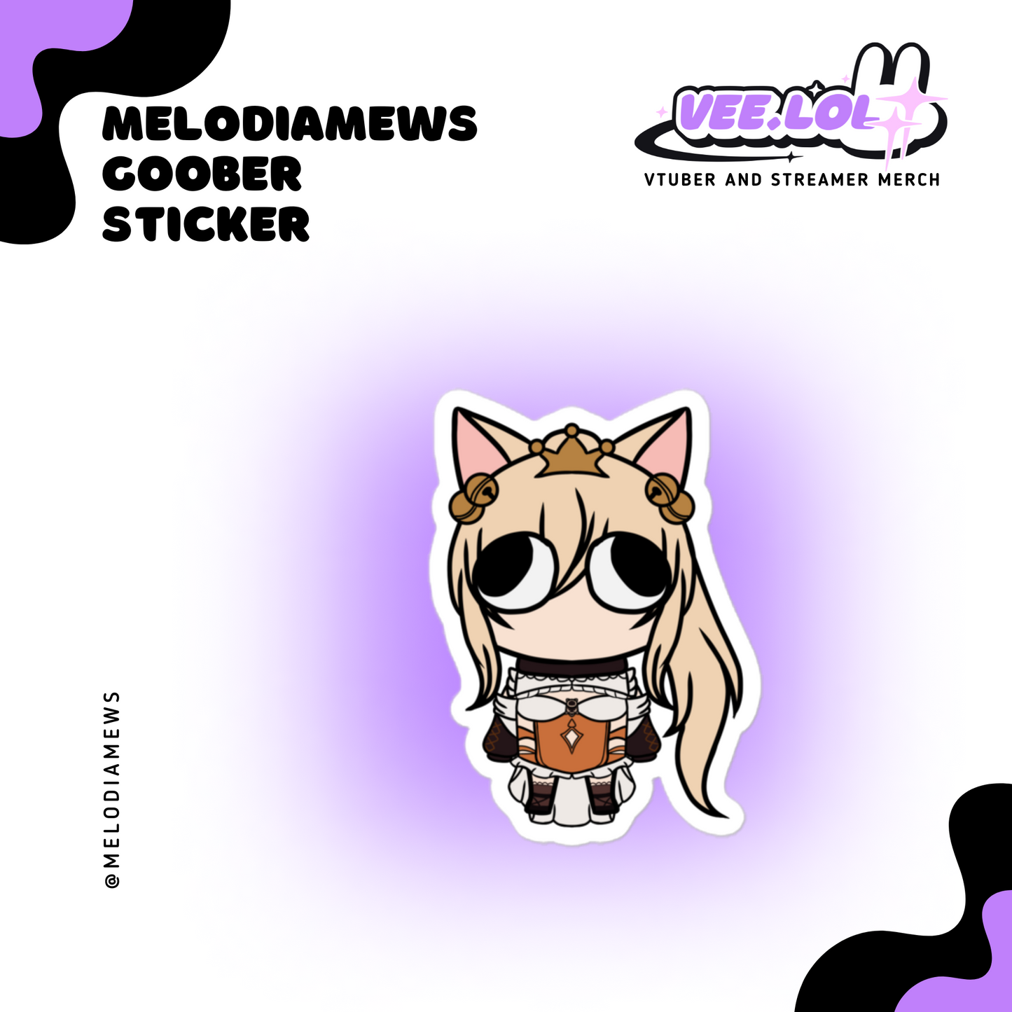 MelodiaMews Goober Sticker