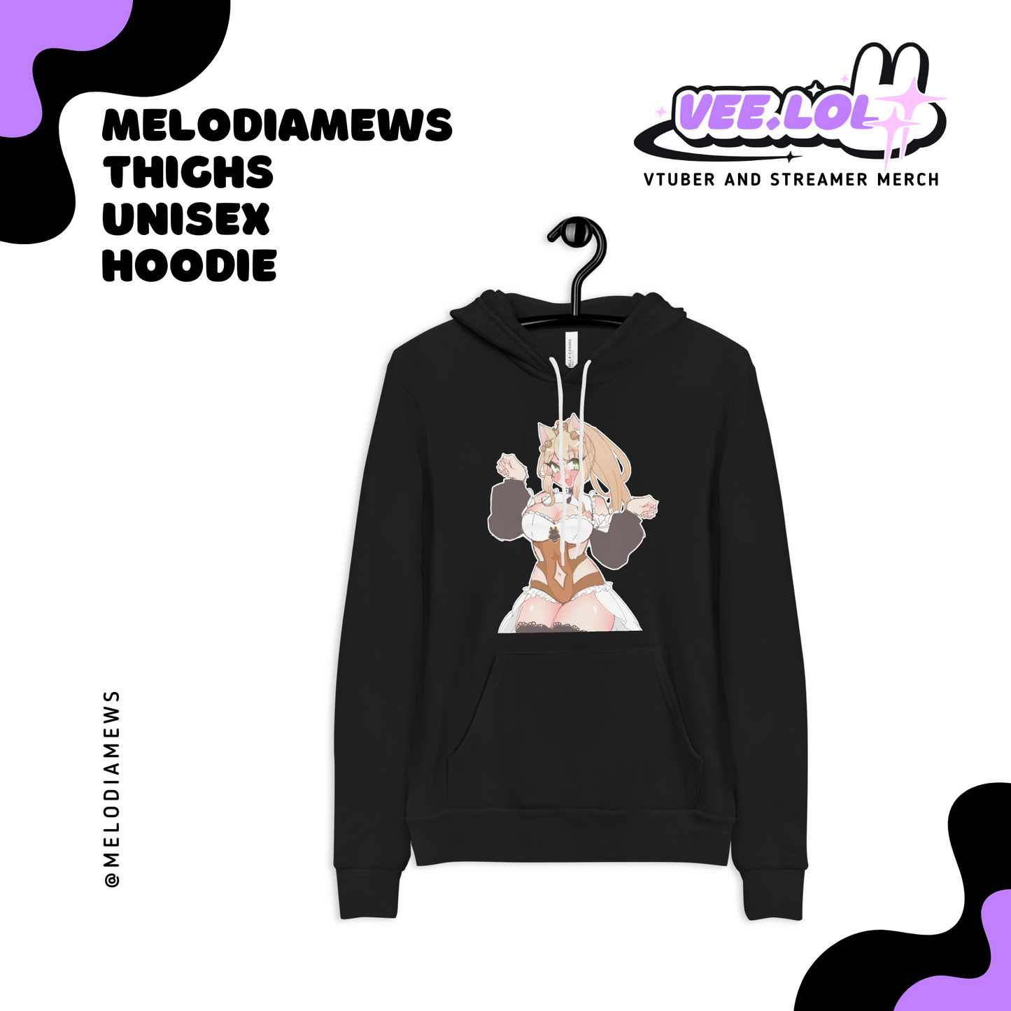 MelodiaMews Thighs Unisex Hoodie