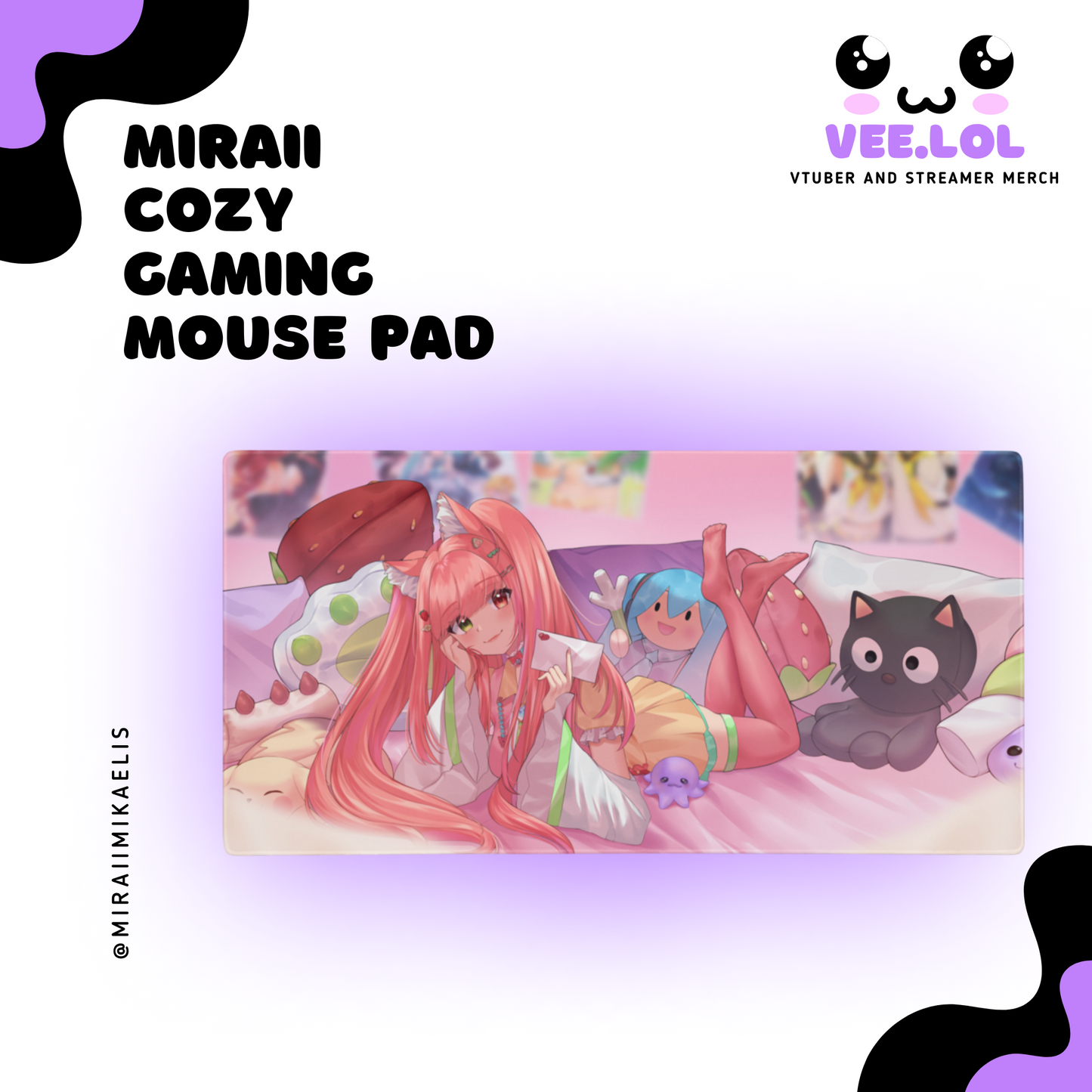 Miraii Cozy Gaming Mouse Pad