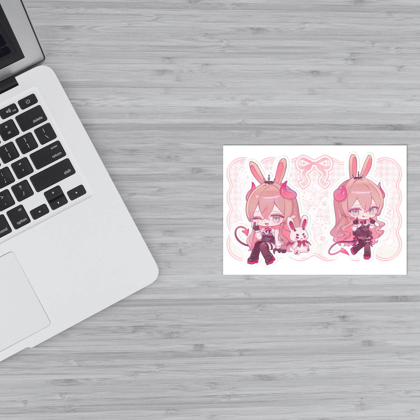 Miss Rabbit Chibi Sticker Sheet