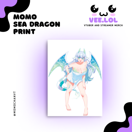 Momo Sea Dragon Print