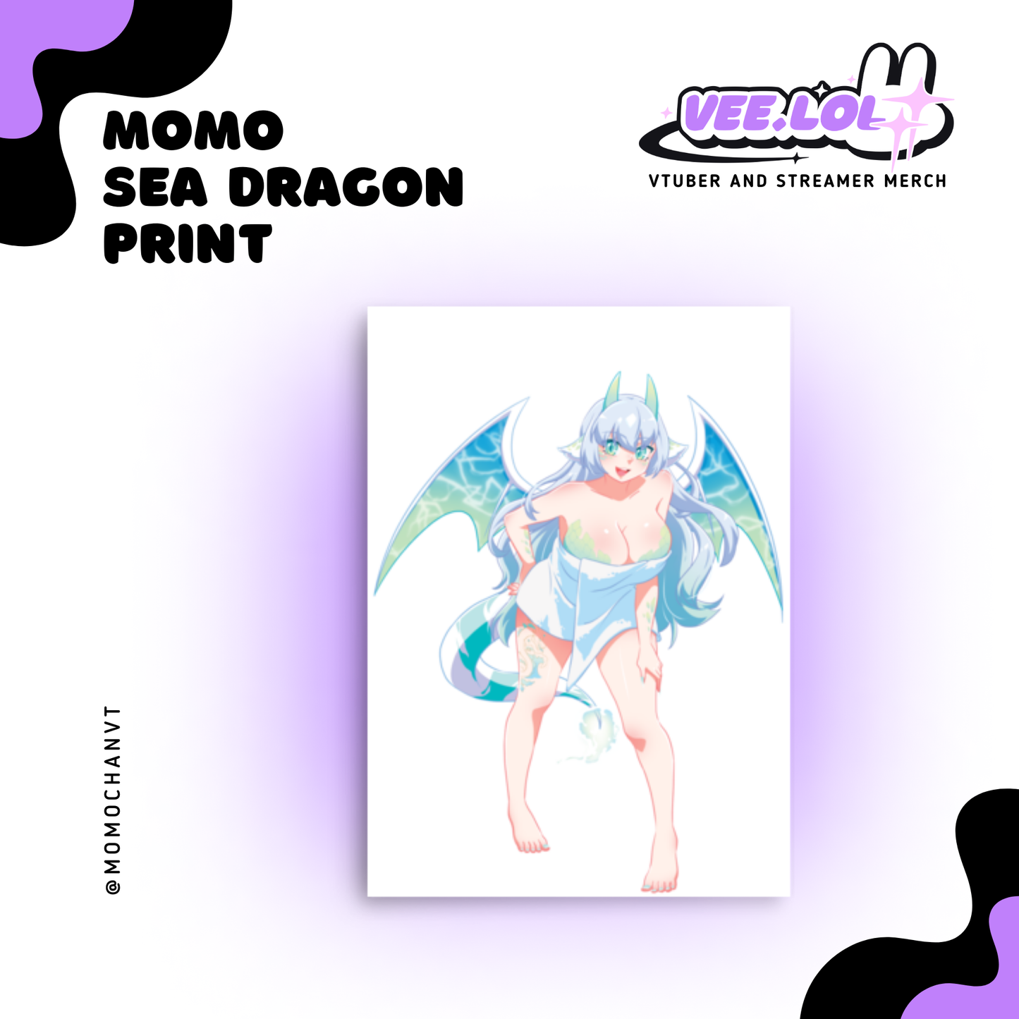 Momo Sea Dragon Print