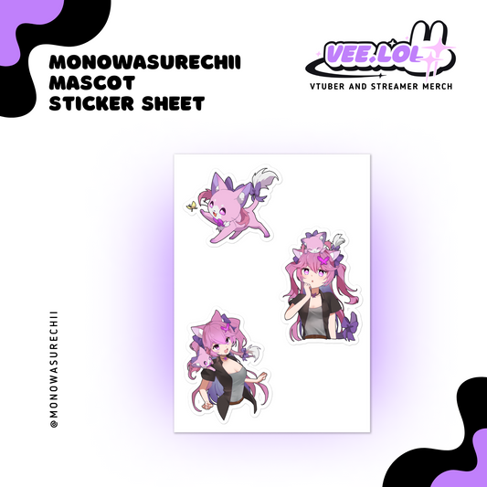 MonowasureChii Mascot Sticker Sheet