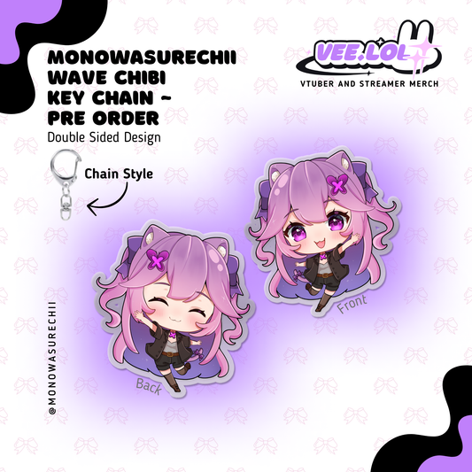 MonowasureChii Wave Chibi Key Chain ~  Pre Order