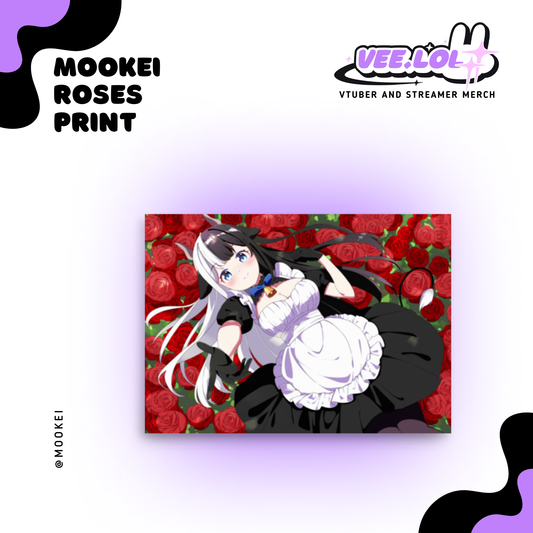 Mookei Roses Print