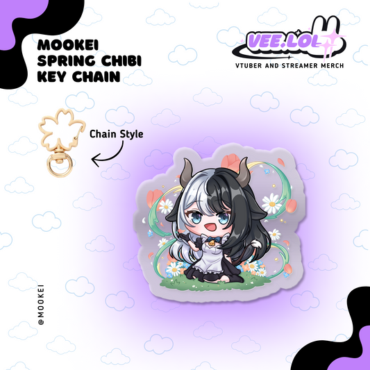 Mookei Spring Chibi Key Chain