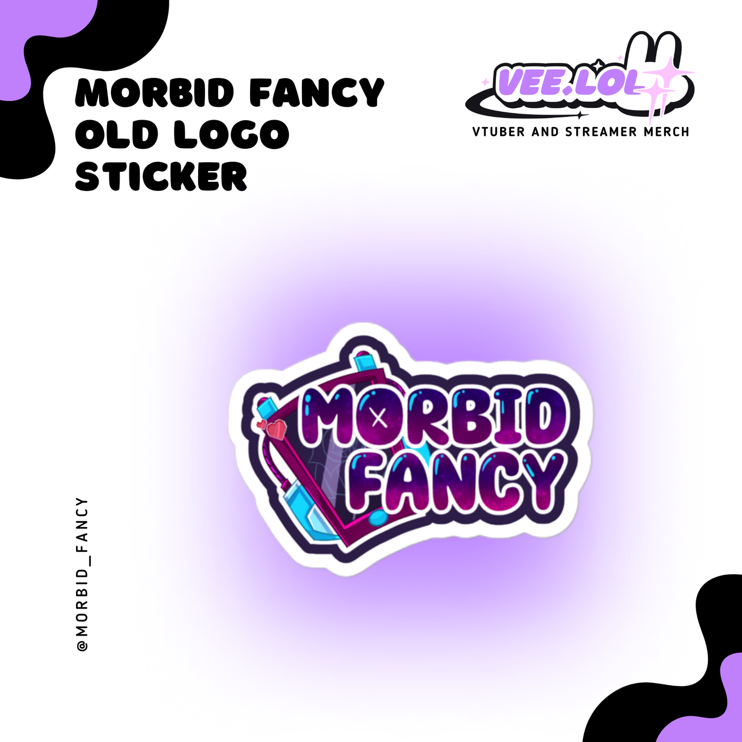 Morbid Fancy Old Logo Sticker