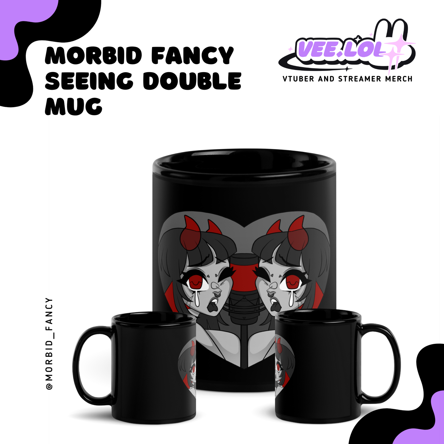 Morbid Fancy Seeing Double Mug