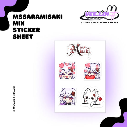 MsSaraMisaki Mix Sticker Sheet