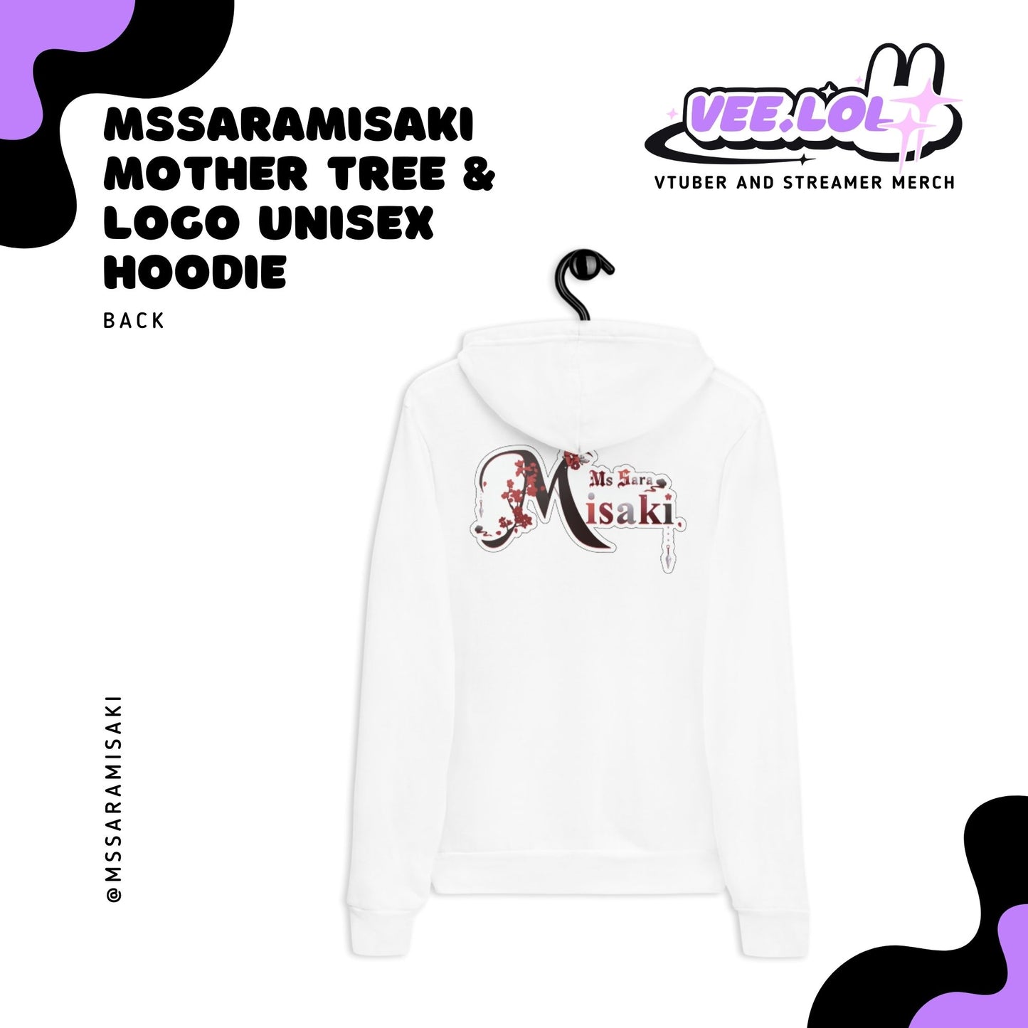 MsSaraMisaki Mother Tree & Logo Unisex Hoodie