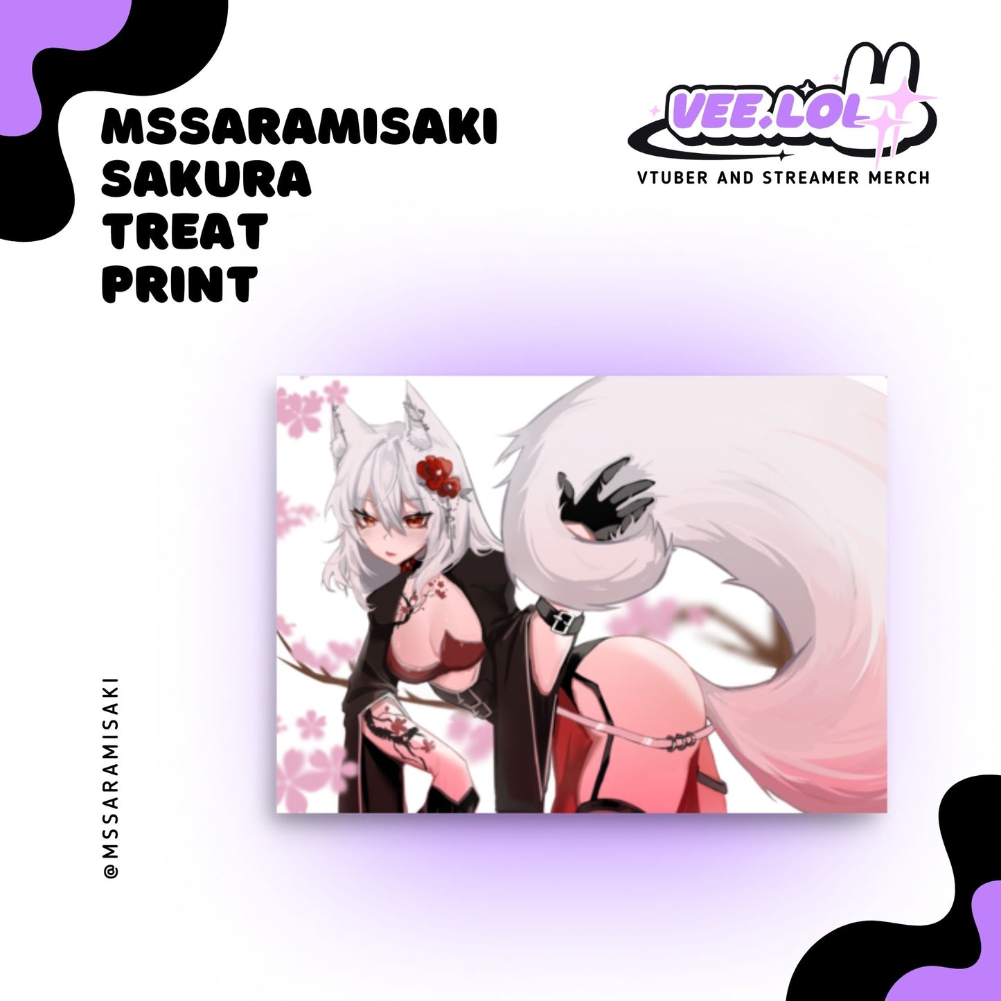 MsSaraMisaki Sakura Treat Print