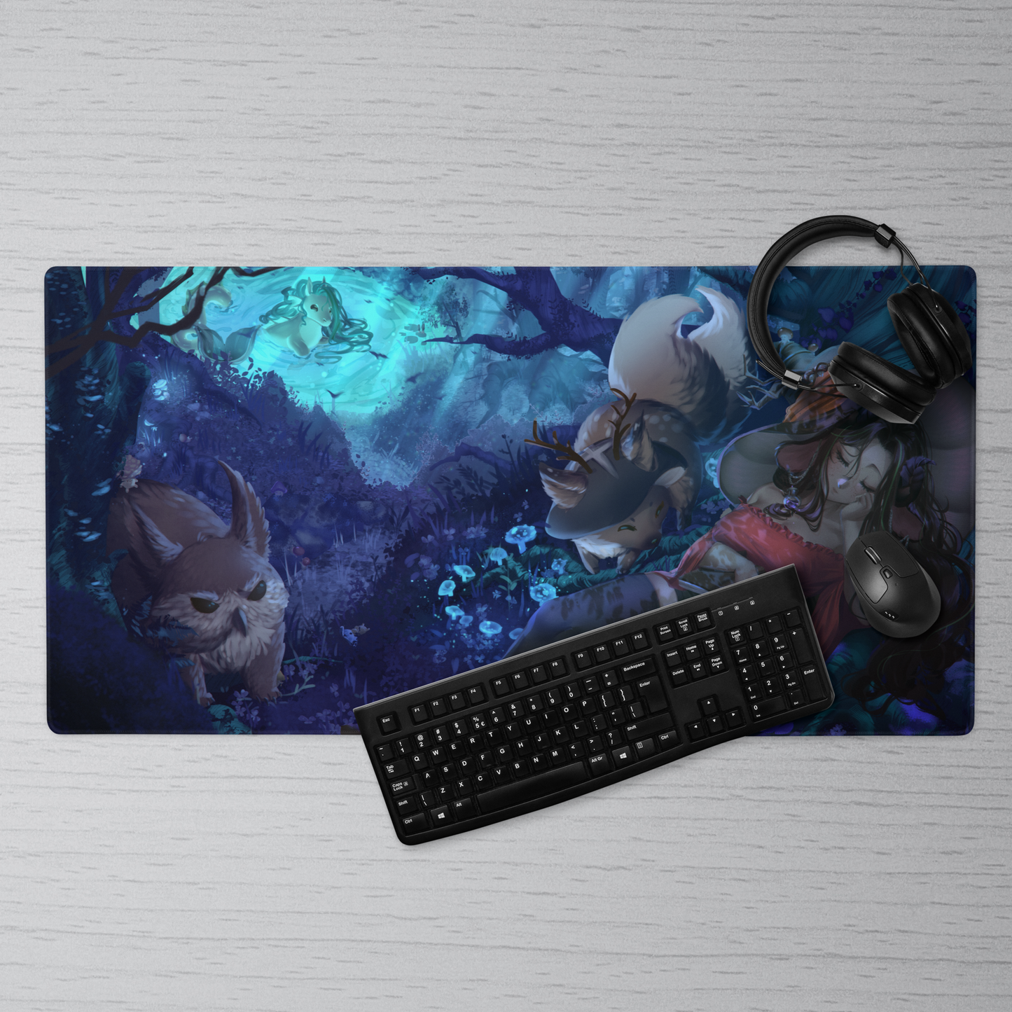 Mushreep Evening Lounge Gaming Mouse Pad