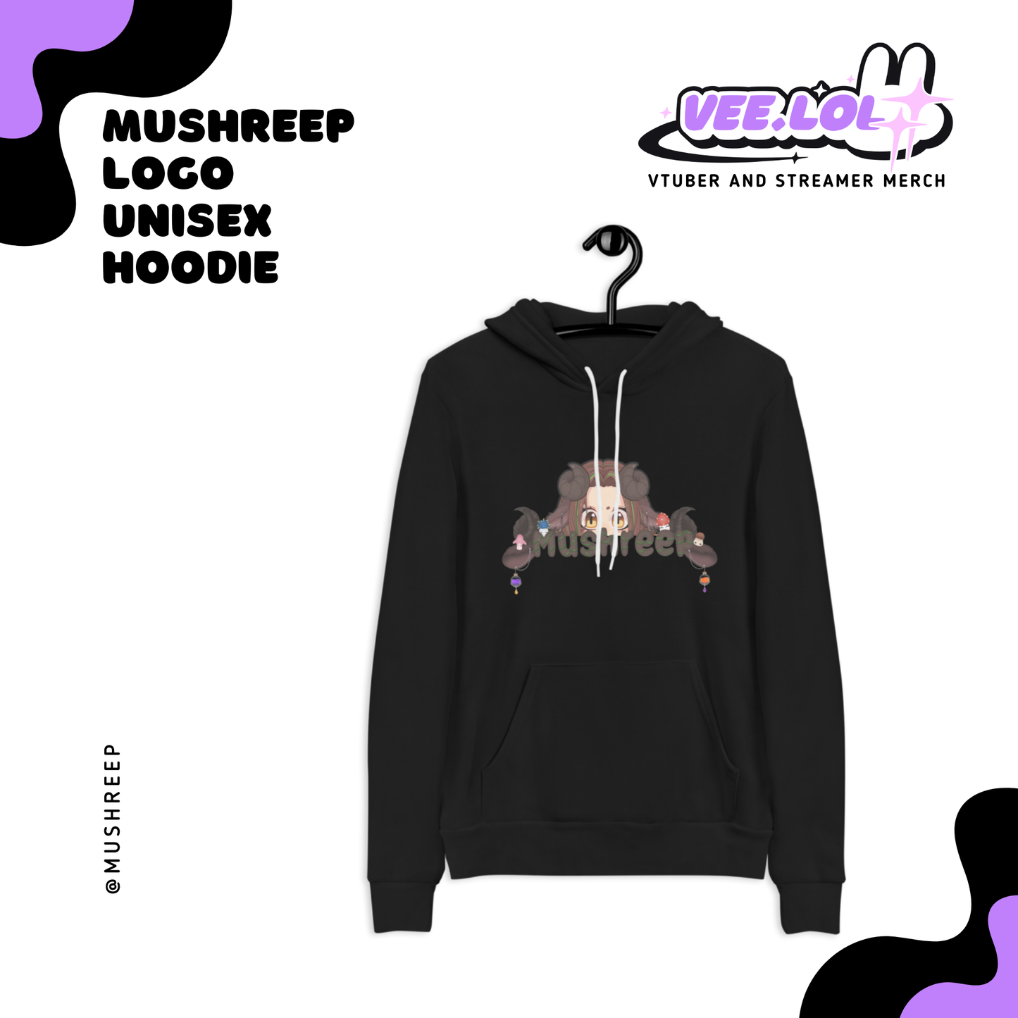 Mushreep Logo Unisex Hoodie