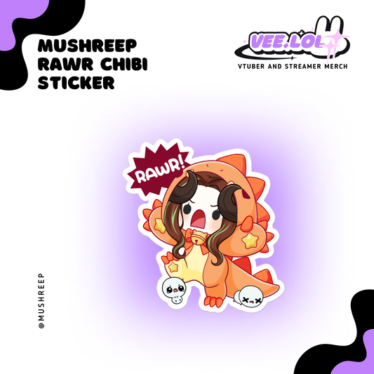 Mushreep Rawr Chibi Sticker