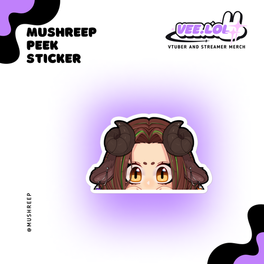 Mushreep Peek Sticker