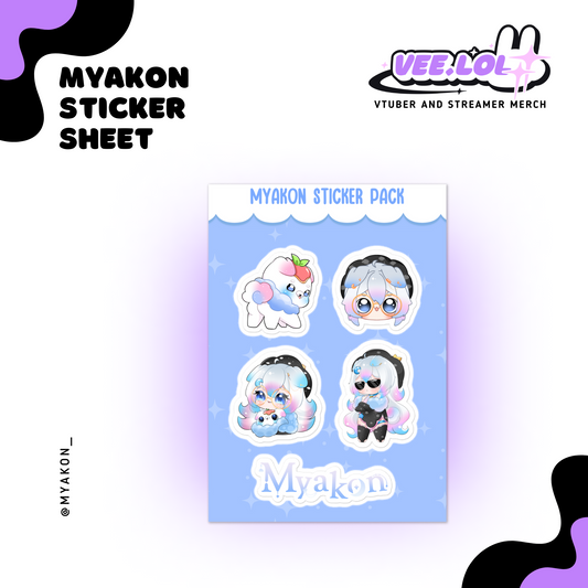 Myakon Sticker Sheet