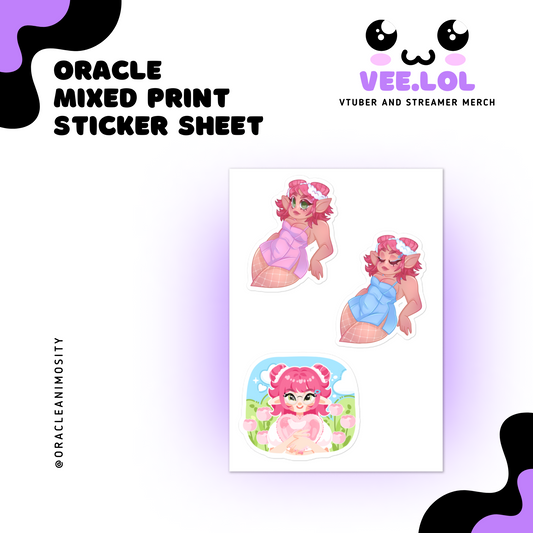 Oracle Mixed Print Sticker Sheet