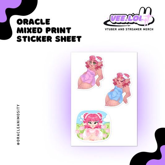 Oracle Mixed Print Sticker Sheet