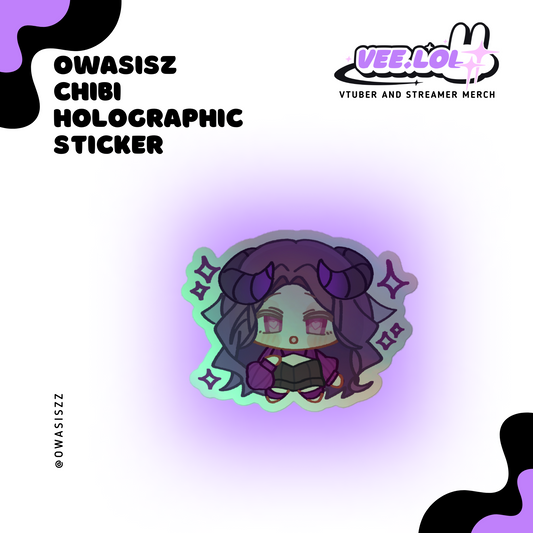 Owasisz Chibi Holographic Sticker