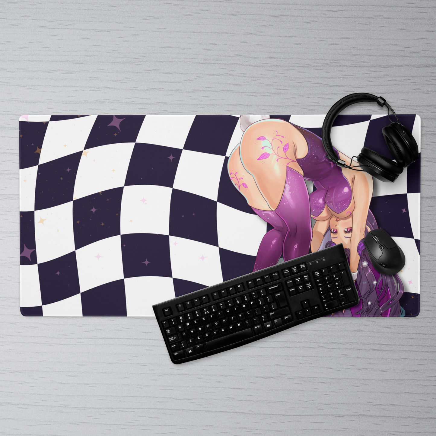 Owasisz Cheeky Checkerboard Gaming Mouse Pad