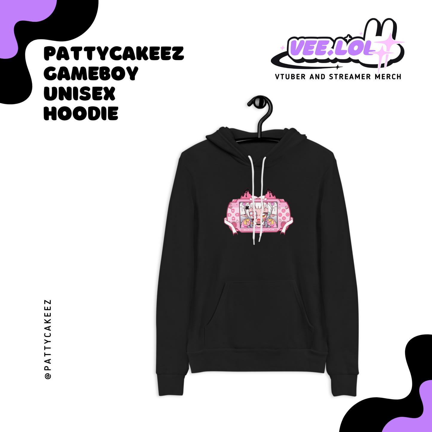 PattyCakeez Gameboy Unisex Hoodie