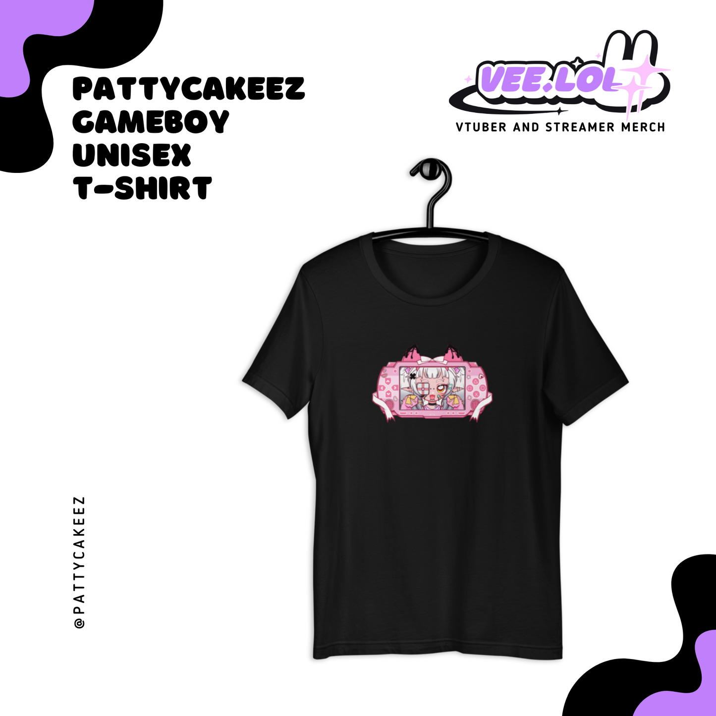 PattyCakeez Gameboy Unisex T-Shirt