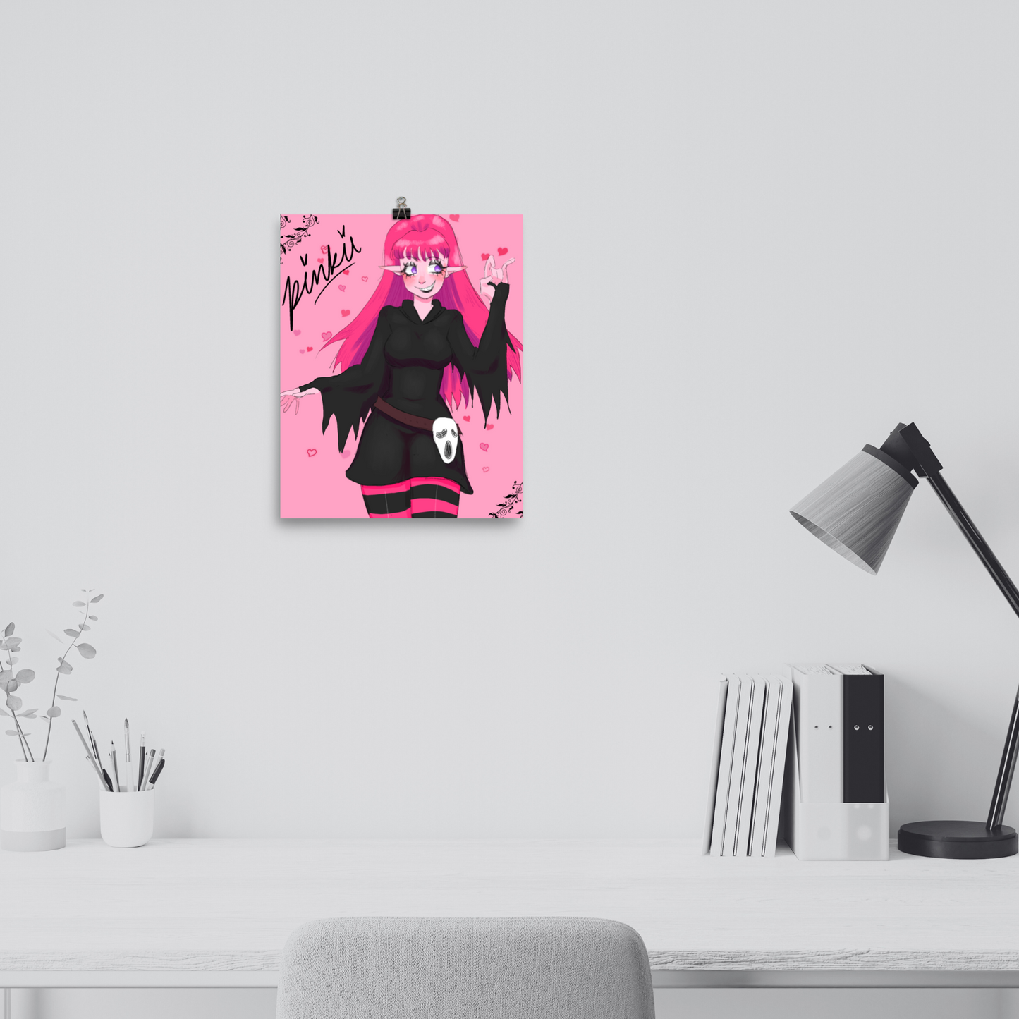 Pinkie Scream Signed Print