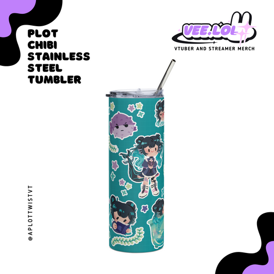 Plot Chibi Stainless Steel Tumbler